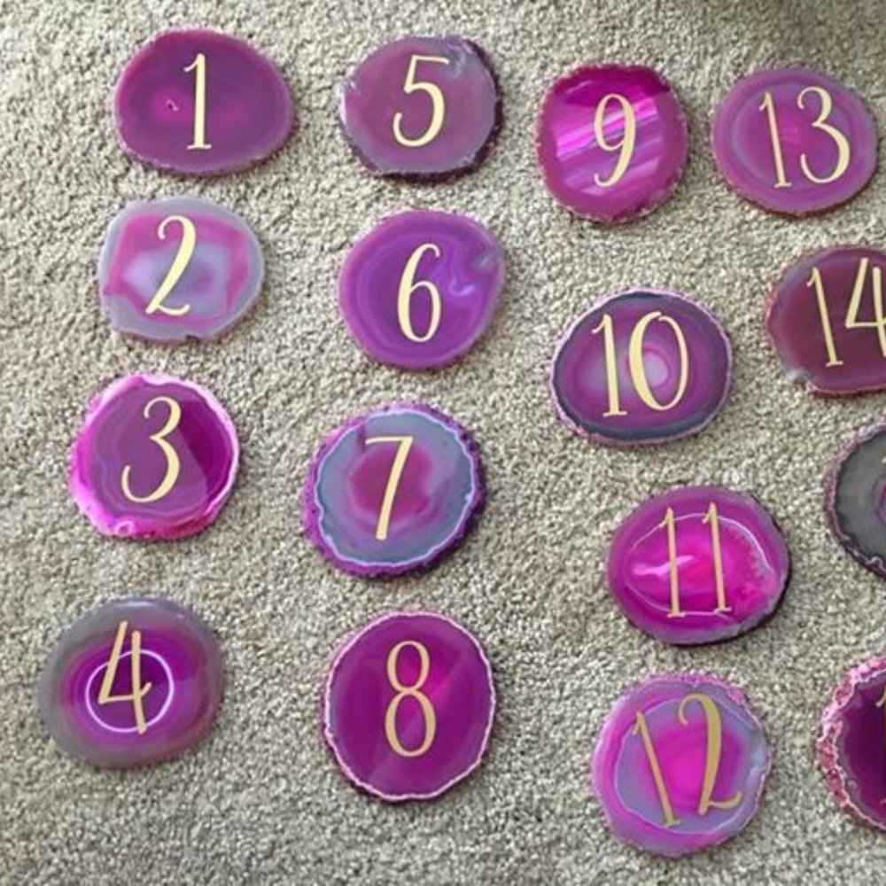 Wedding Table Numbers
